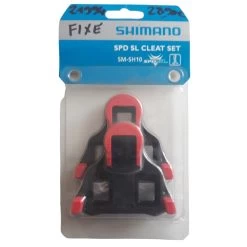 Cales Shimano SPD SL SM-SH10 Rouge Pour Pédales Automatique