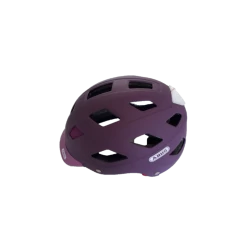 Casque Abus Hyban Vélo Mauve Avec éclairage Arrière