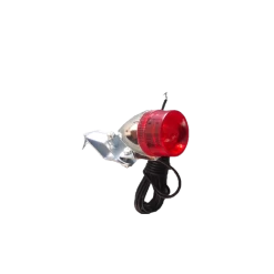 Eclairage Vélo Dynamo, Lampe Arrière à Ampoule