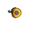 Sonnette Vélo Aluminium Anodisée Jaune 1 Sonnette Vélo Aluminium Anodisée Jaune -Magasin D'Équipement De Vélo sonnette velo aluminium anodisee jaune